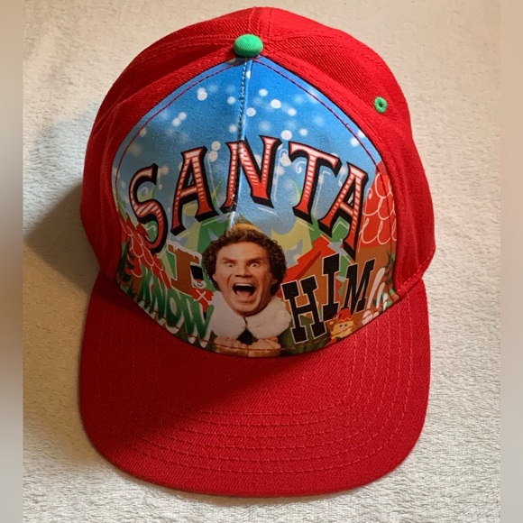 ELF Other - Buddy The Elf Santa I Know Him Flatbill hat